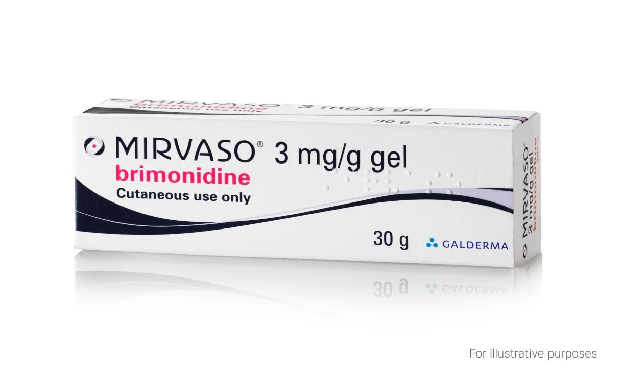 Mirvaso 3mg gel, rosacea treatment