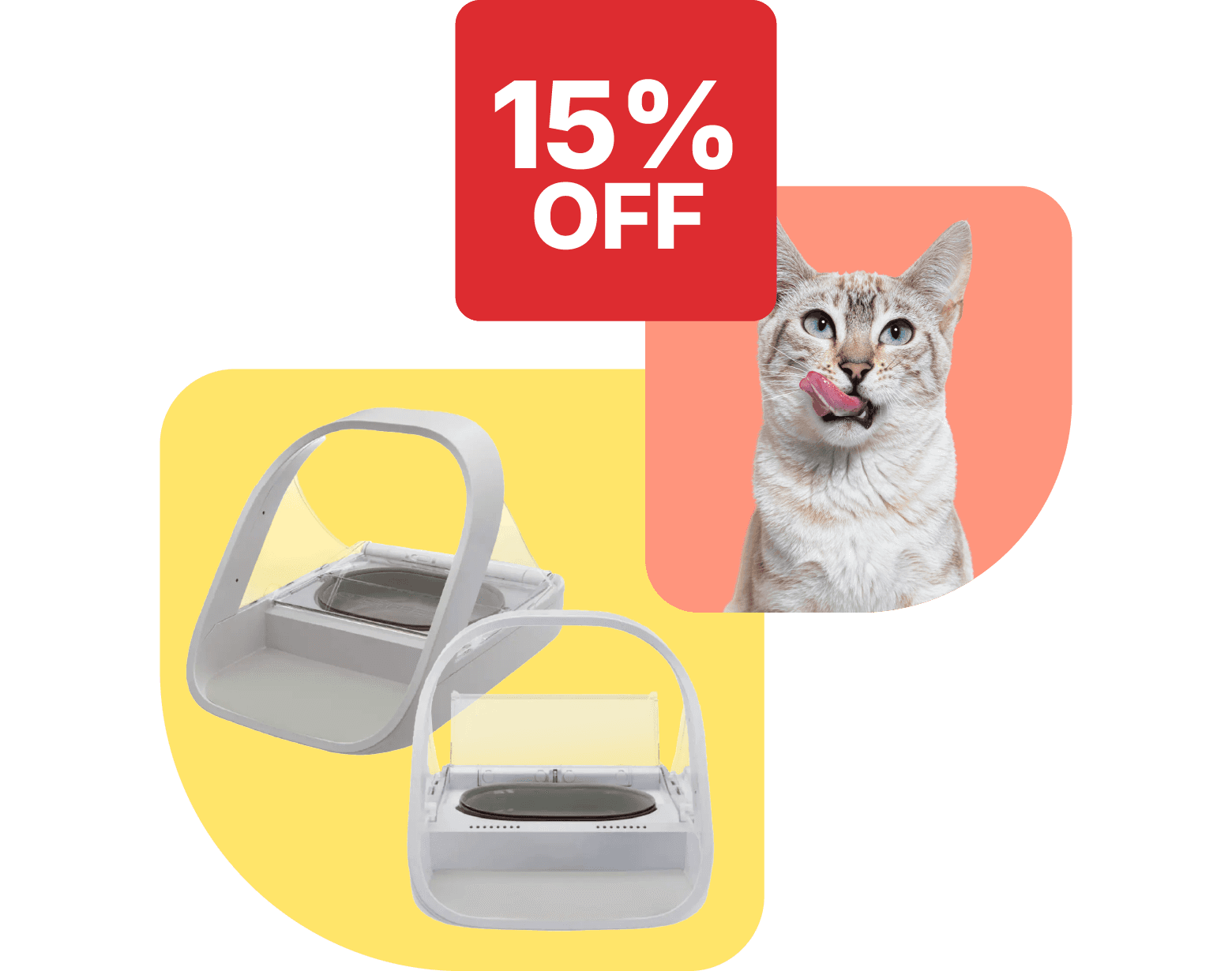 Save 15% on selected SureFeed pet feeders & bowls