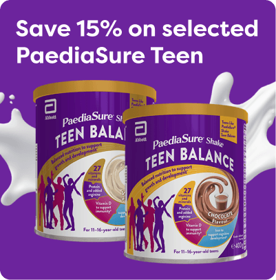 Save 15% on selected PaediaSure Teen