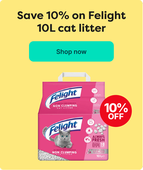 Save 10% on Felight 10L cat Litter
