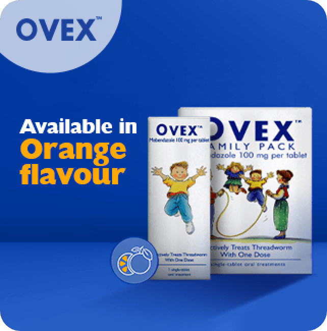 Ovex Suspension Tablets | Ovex Worm Treatment | Pharmacy2U