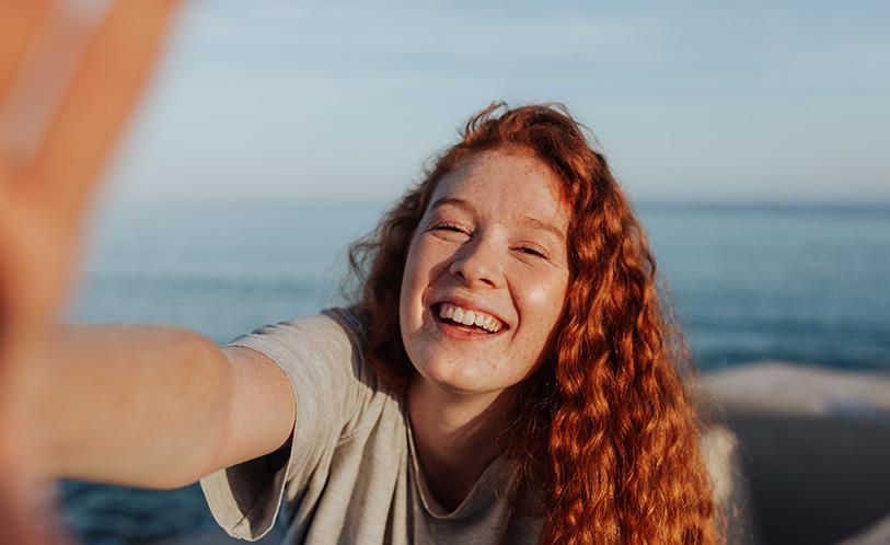 contraception image 5, young girl smiling
