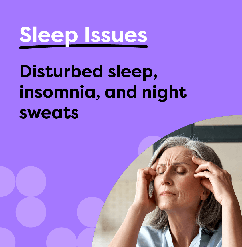 Sleep issues and menopause