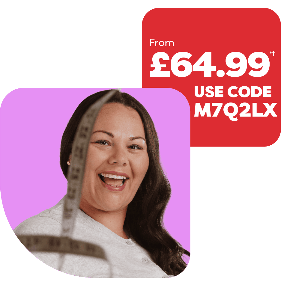 Lose up to 22.5% of your body weight with our clinically proven weight loss programmes