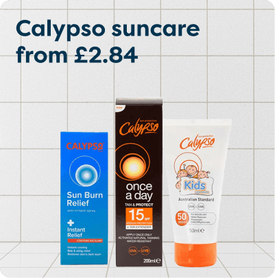 Shop Calypso suncare from £2.84