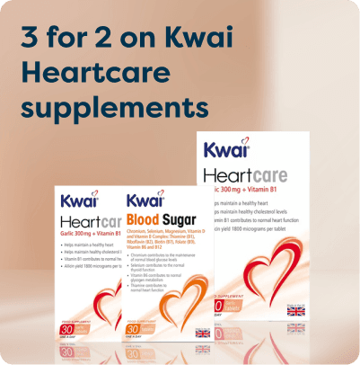 3 for 2 on Kwai Heartcare Supplements
