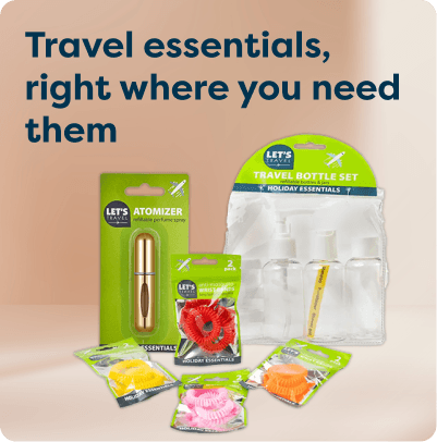 Shop Travel essentials