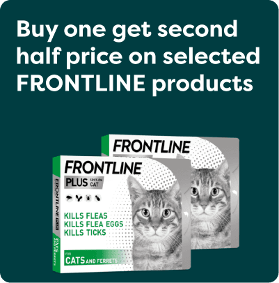 Buy one get second half price on selected frontline products