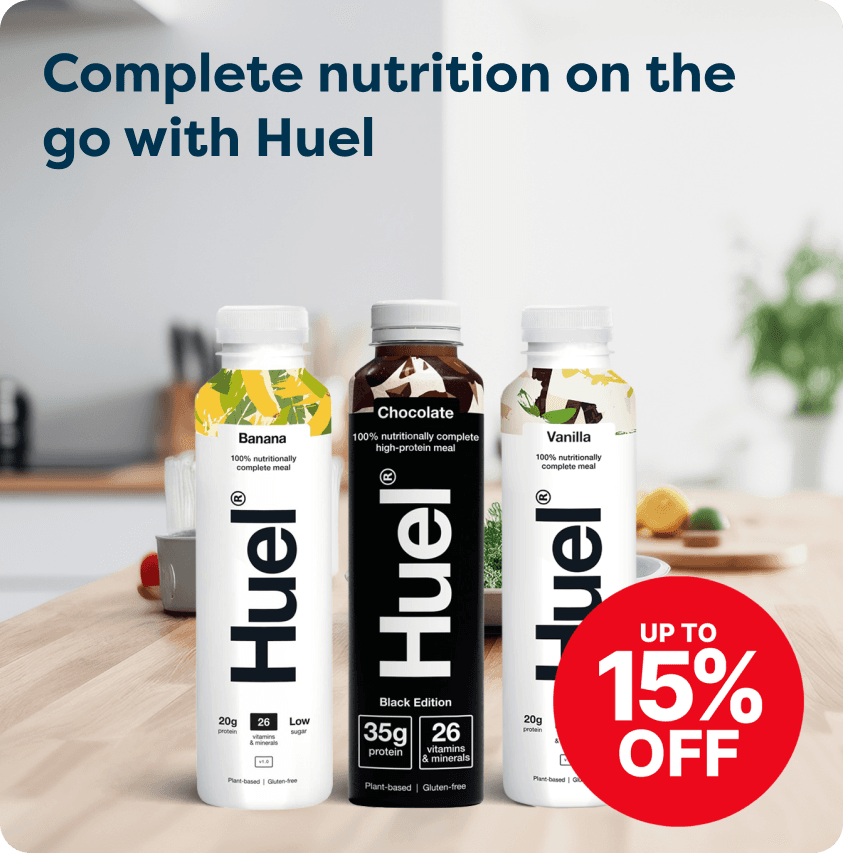 Complete nutrution on the go with Huel
