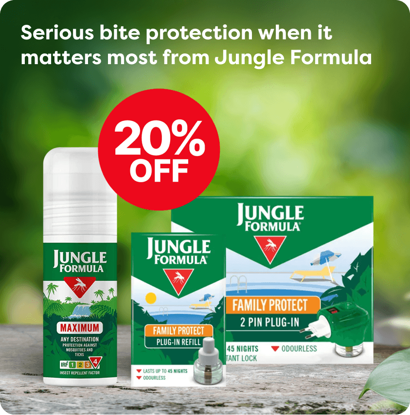20% off Jungle Formula bite protection
