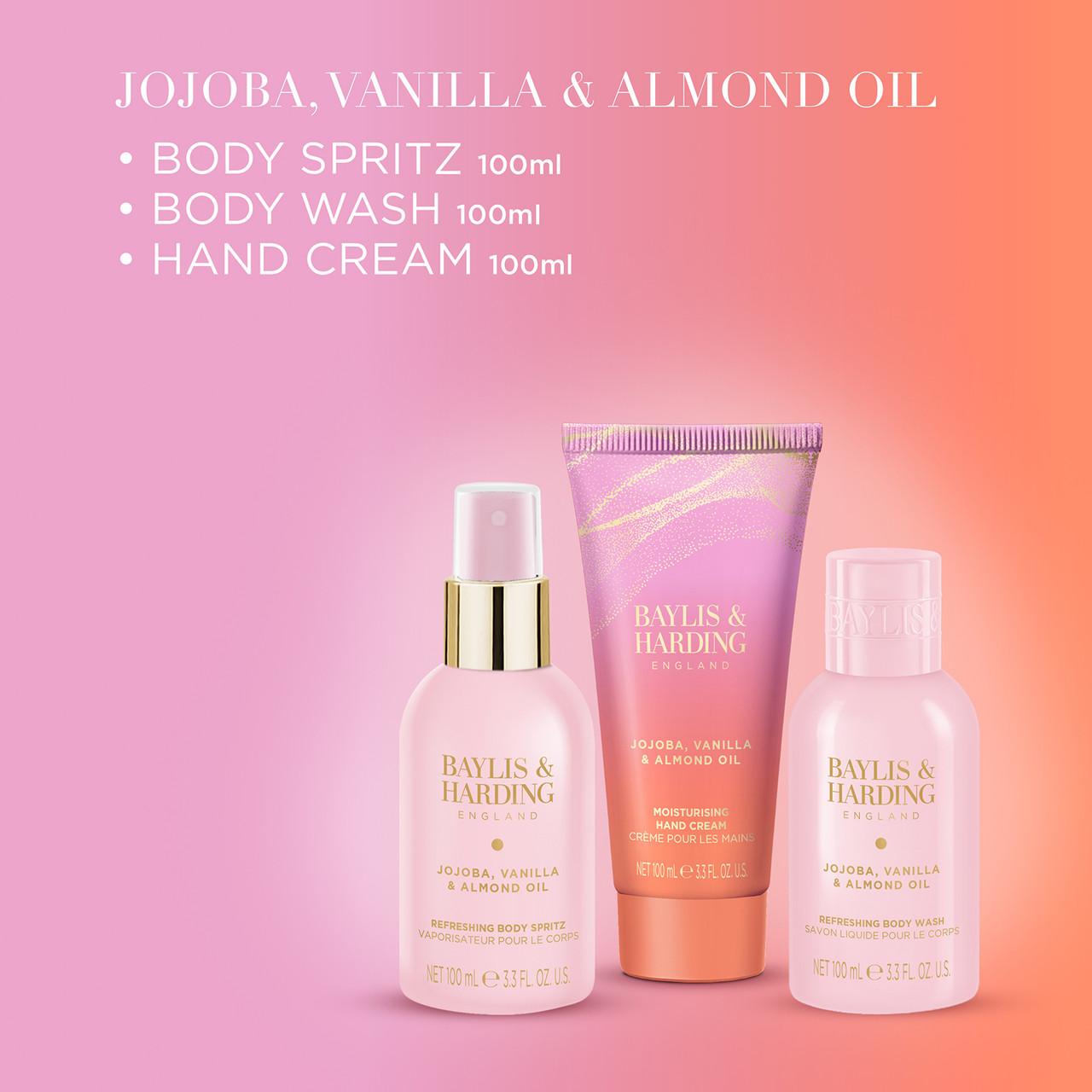 Baylis & Harding Jojoba, Vanilla & Almond Oil Luxury Wash Bag Gift Set Image https://cdn11.bigcommerce.com/s-g585yu857h/images/stencil/1280w/products/10895/17379/17854121072_4__21507.1755177294.jpg1