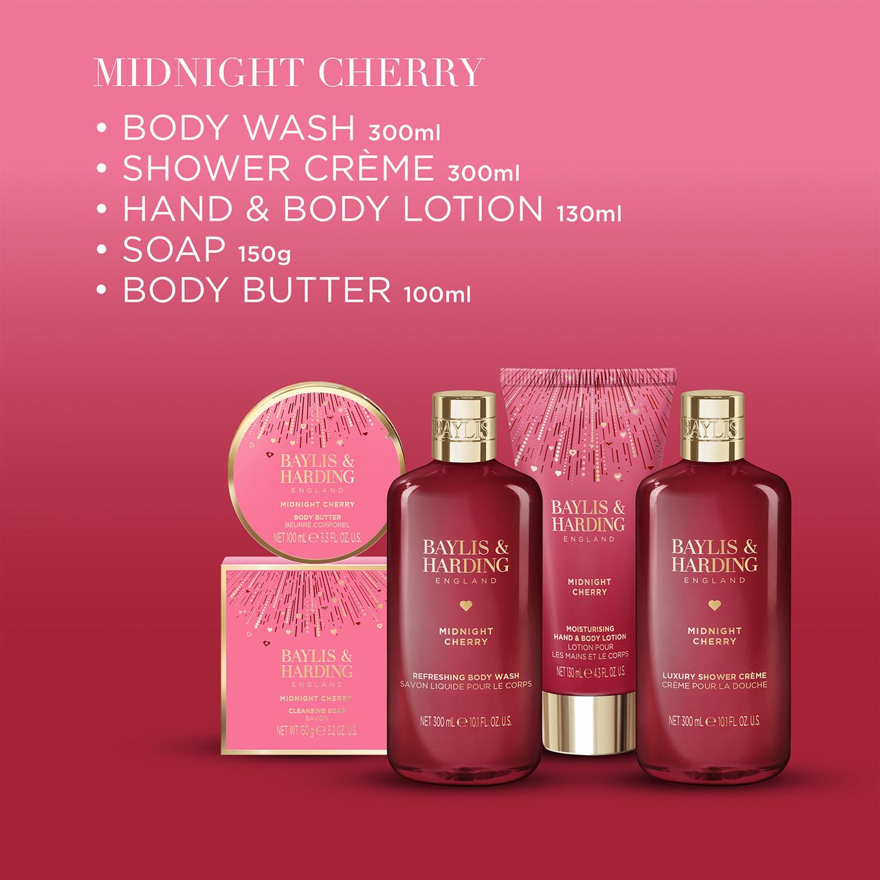 Baylis & Harding Midnight Cherry Luxury Pamper Gift Set Image https://cdn11.bigcommerce.com/s-g585yu857h/images/stencil/1280w/products/10911/17390/17854121782_4__51556.1755177361.jpg1