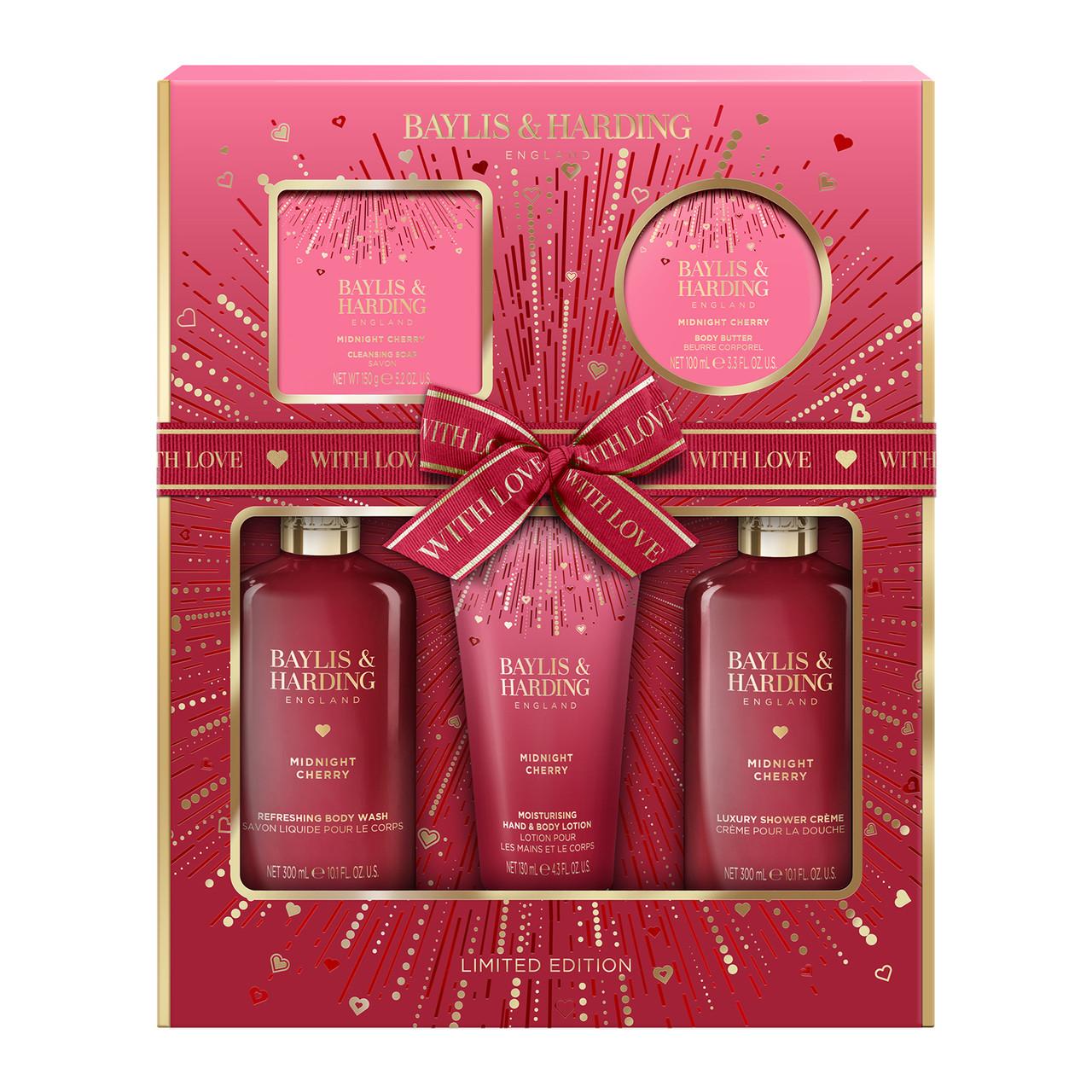 Baylis & Harding Midnight Cherry Luxury Pamper Gift Set Image 1