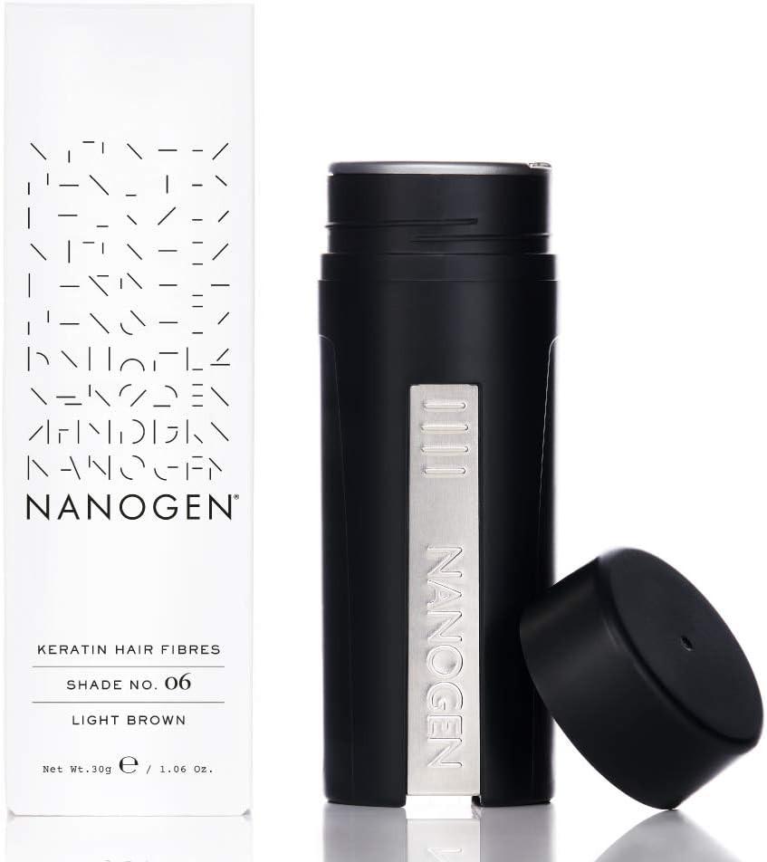 Nanogen Hair Thickening Fibres Light Brown 30g Image 1