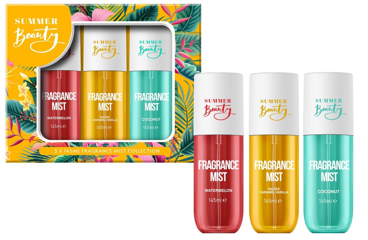 SUMMER BEAUTY BODY MIST SET 3PC Image 1