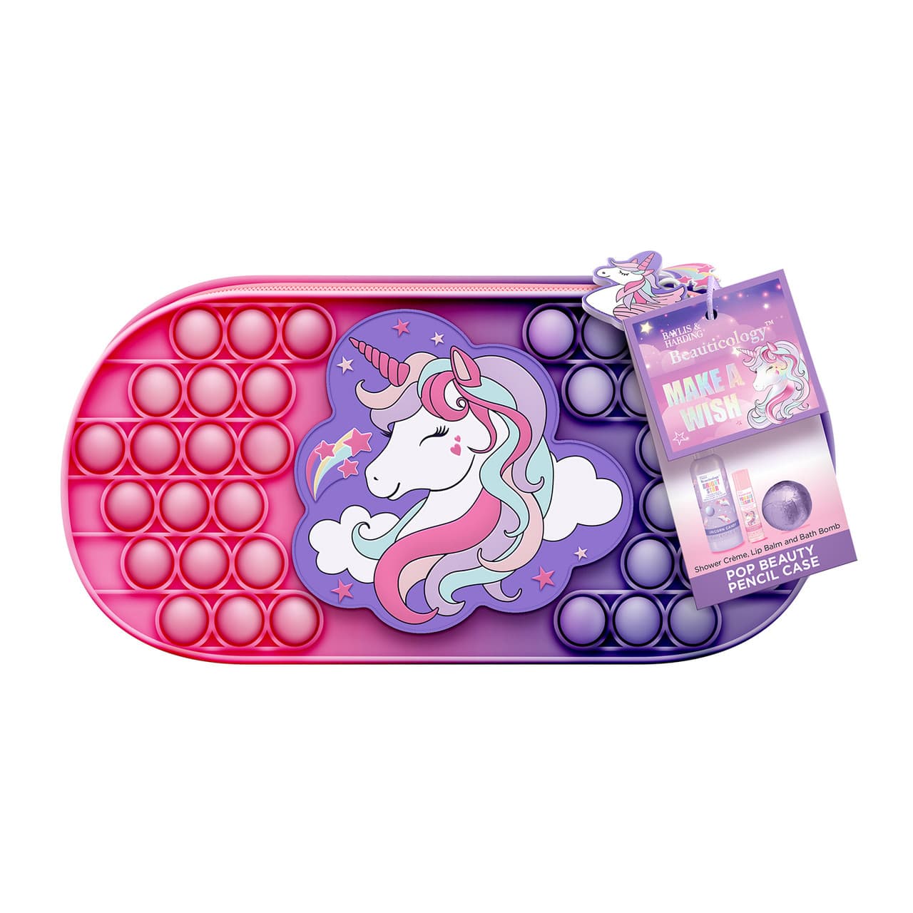 Baylis & Harding Beauticology Cosmic Unicorn Pop Beauty Pencil Case Gift Set Image 1