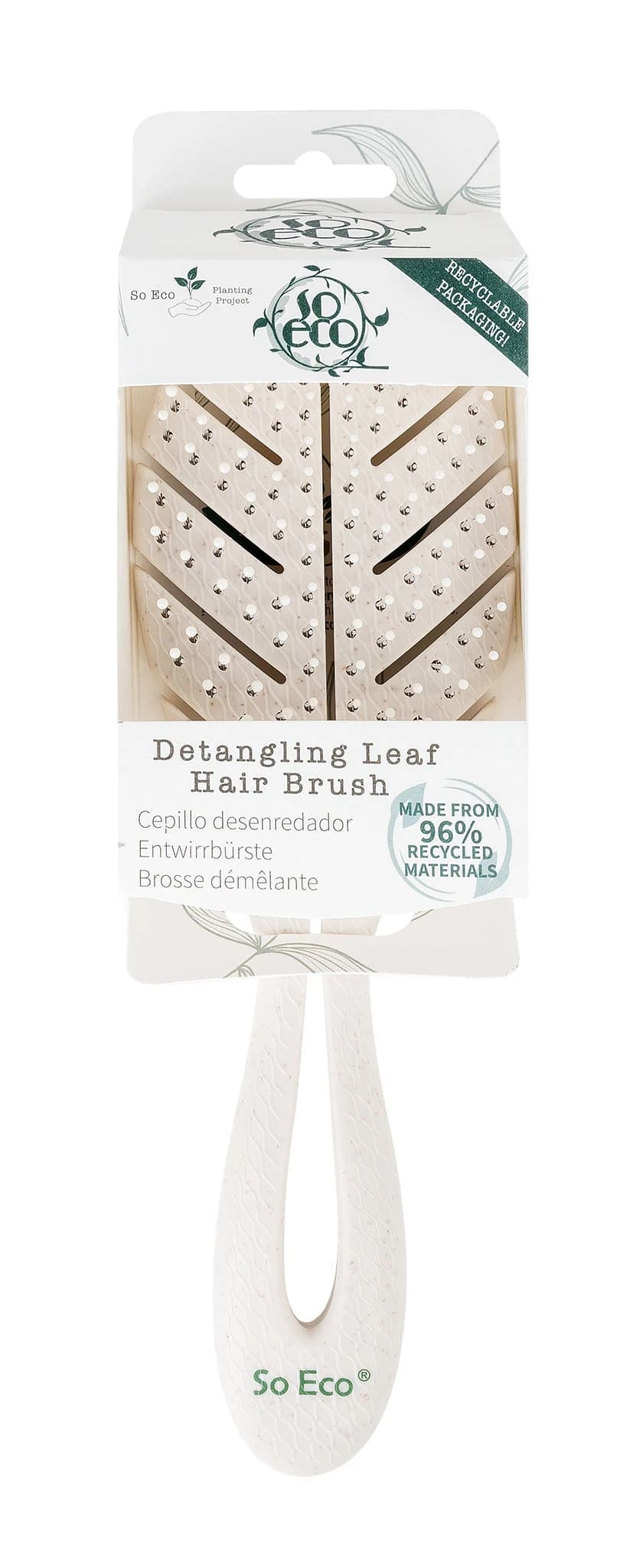 So Eco Detangling Leaf Brush Image 1
