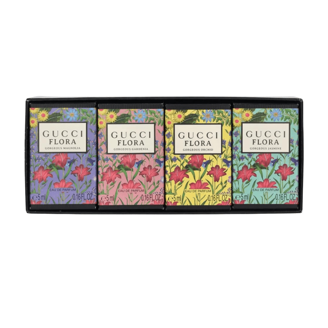 Gucci Flora Gift Set EDP 5ml, Gardenia, Magnolia, Orchid, Jasmine Image https://cdn11.bigcommerce.com/s-g585yu857h/images/stencil/1280w/products/11107/17894/161947__98988.1755878122.png1