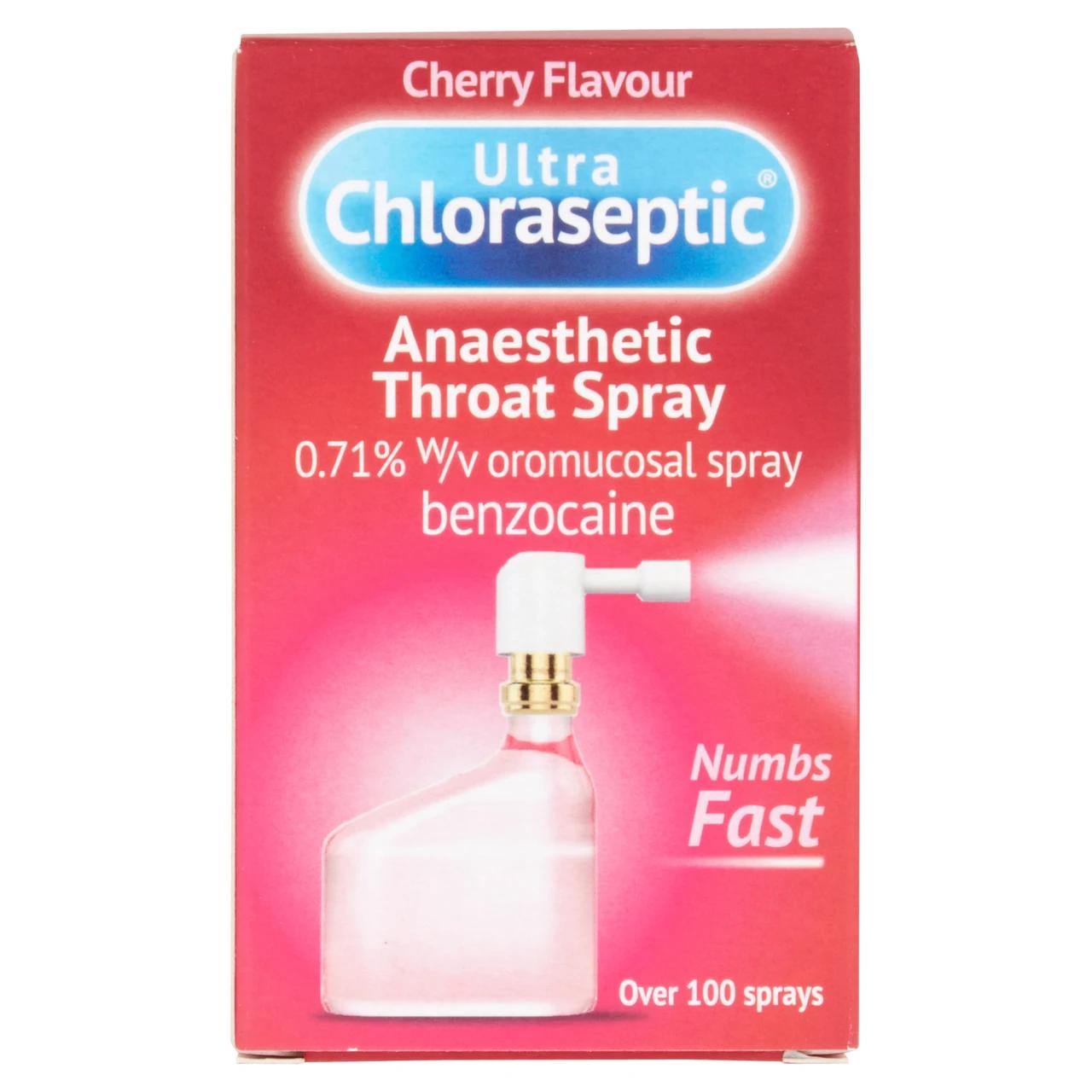 Ultra Chloraseptic Anaesthetic Throat Spray Cherry 15ml Image 1