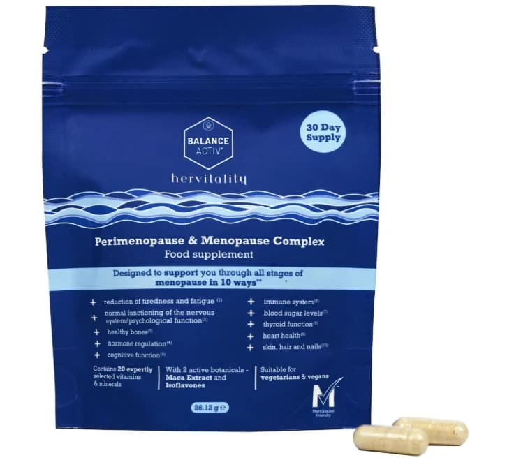 Balance Activ Hervitality Menopause Supplements 30 Capsules Image 1