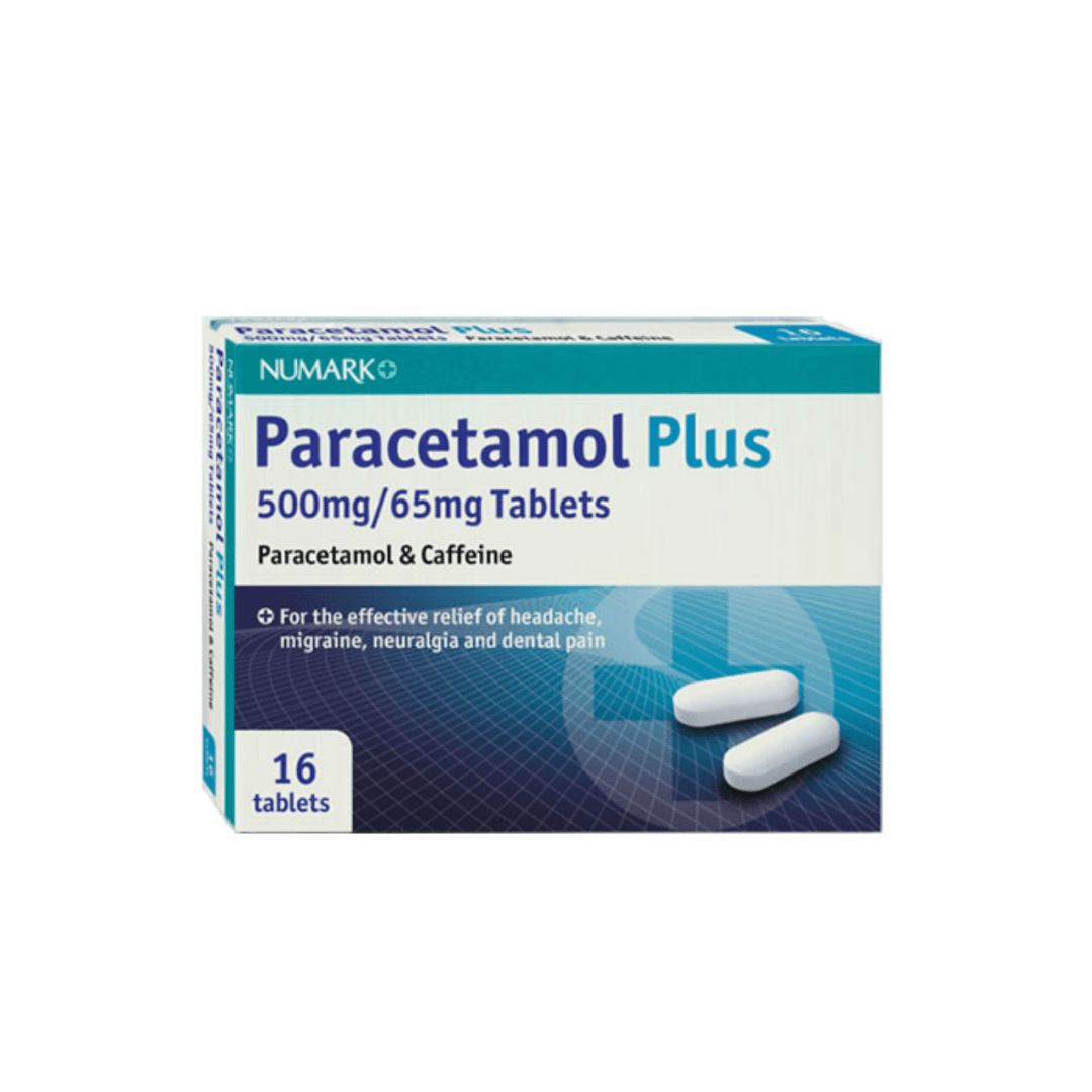 Numark Paracetamol Plus 16 Tablets Image 1