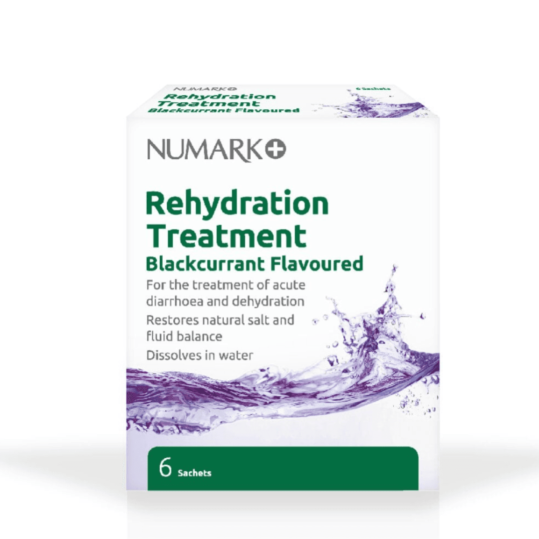 Numark Rehydration Treatment Blackcurrant 6 Sachets Image 1