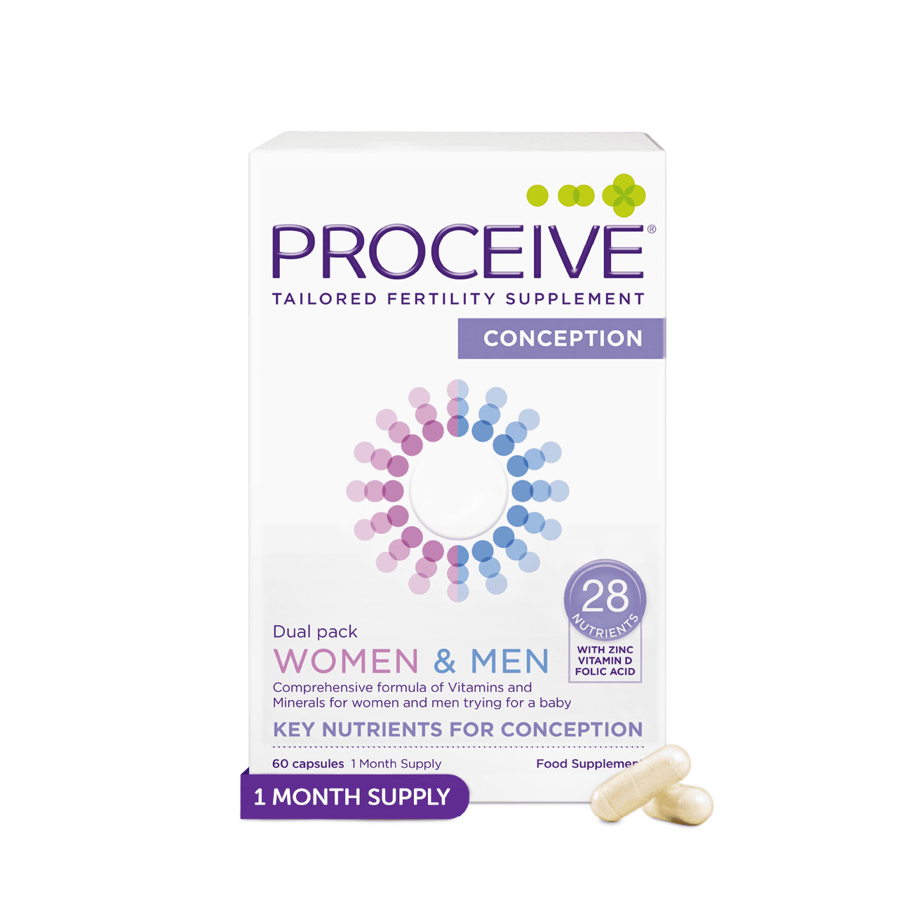 Proceive Dual Pack 120 Capsules Image 1