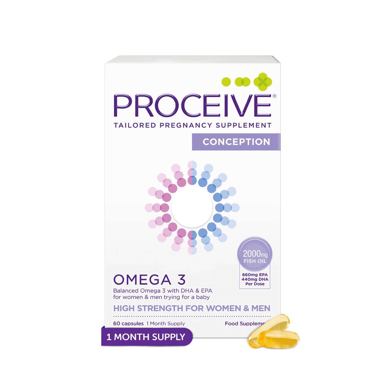 Proceive Conception Omega 3 60 Softgels Image 1
