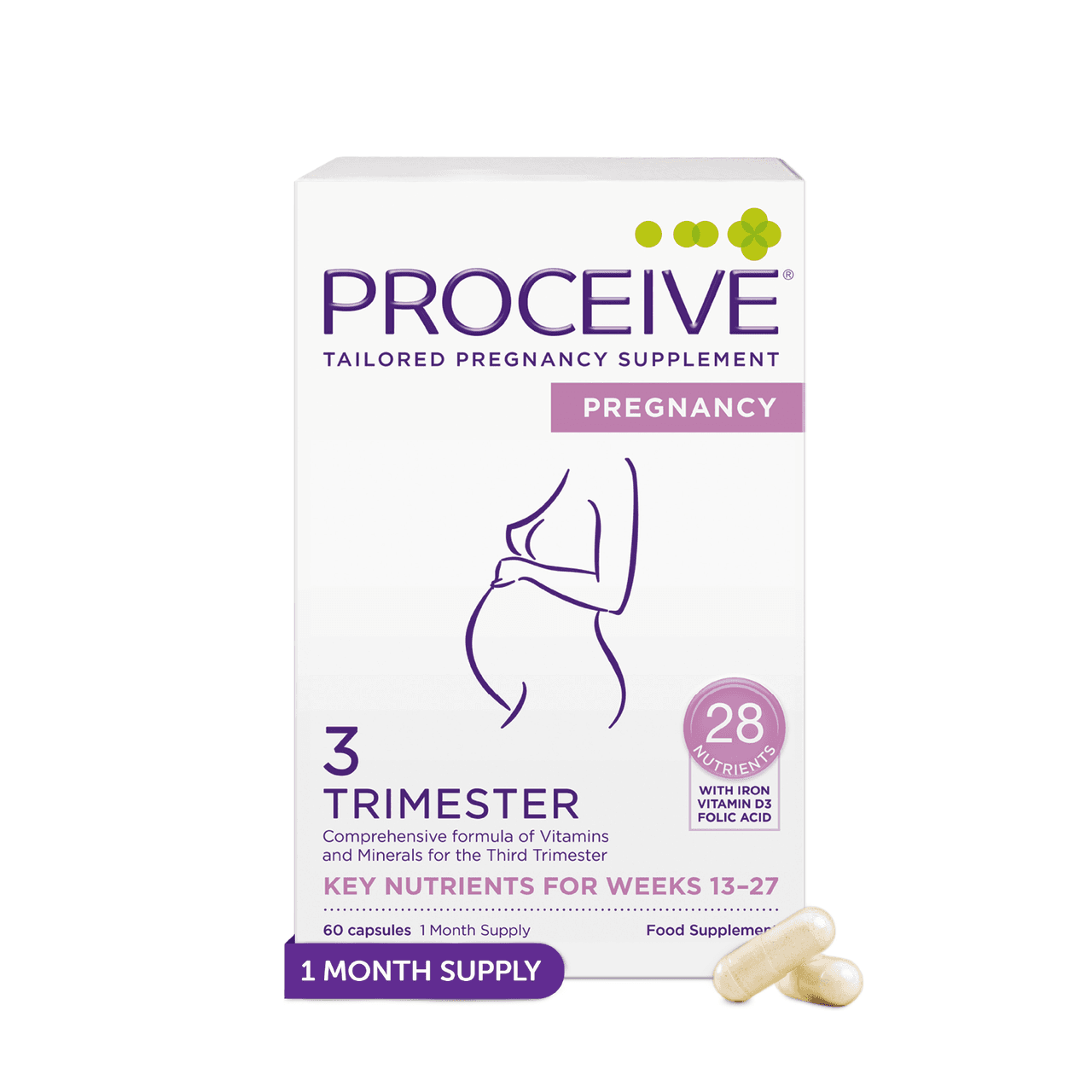 Proceive Trimester 3 60 Capsules Image 1