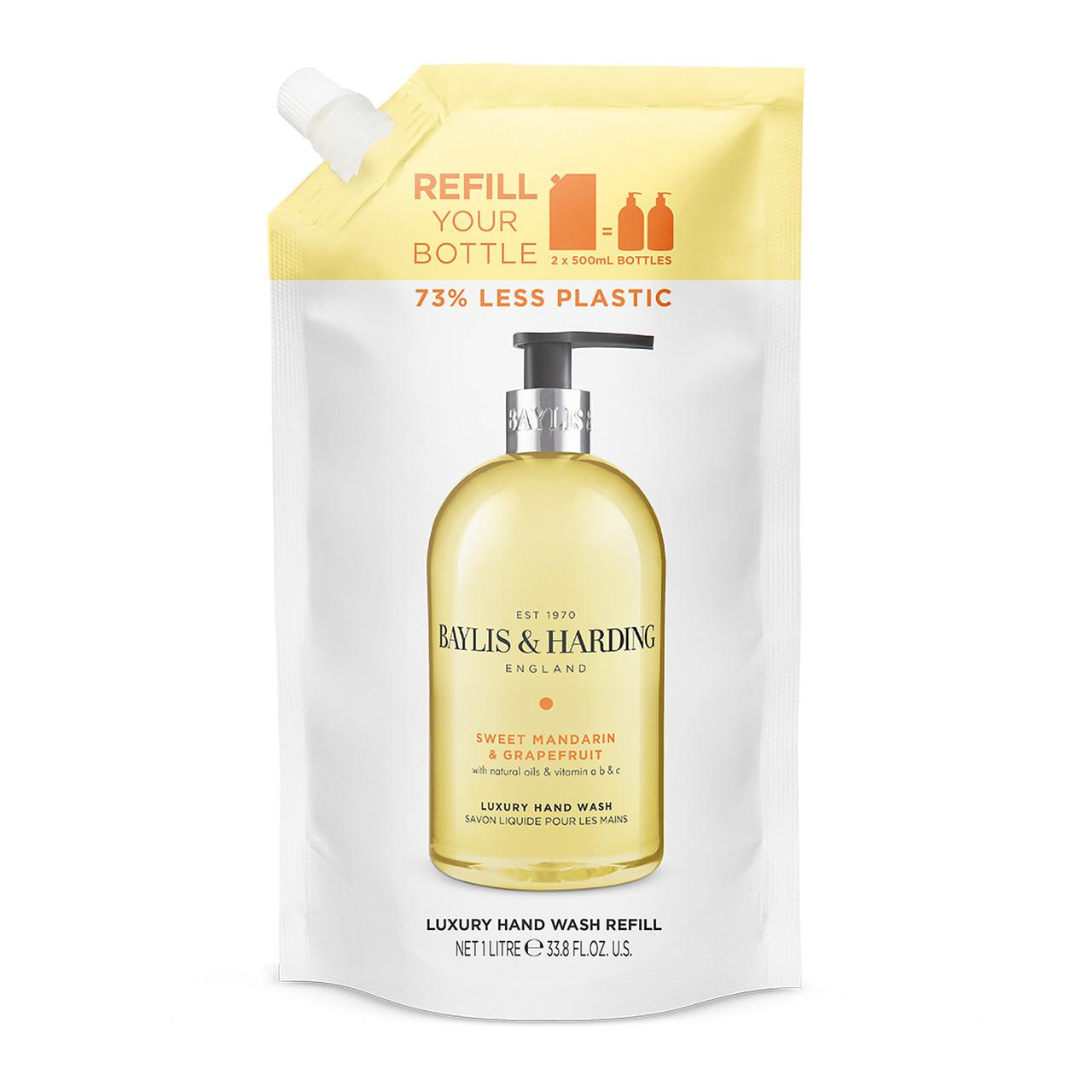 Baylis & Harding Signature Sweet Mandarin & Grapefruit Hand Wash 1 Litre Refill Image 1