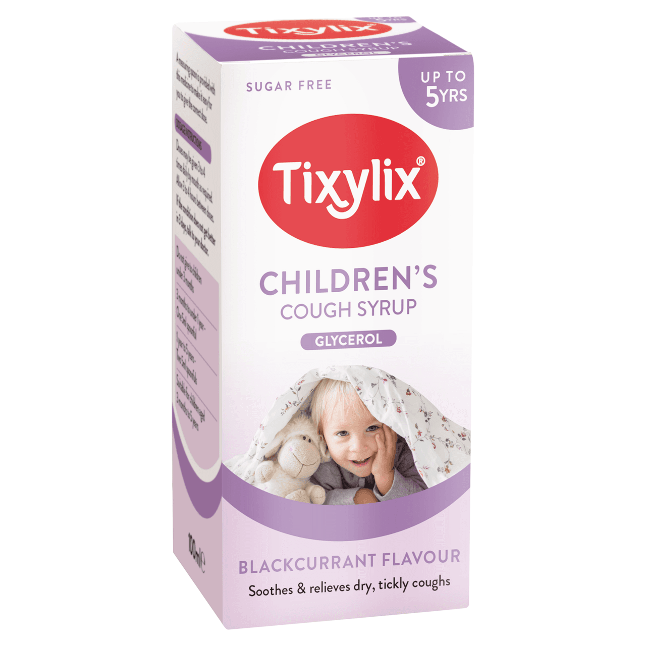 Tixylix Childrens Cough Syrup 100ml Image 1