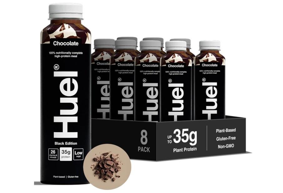 Huel Black Edition Chocolate 500ml x 8 Image 1