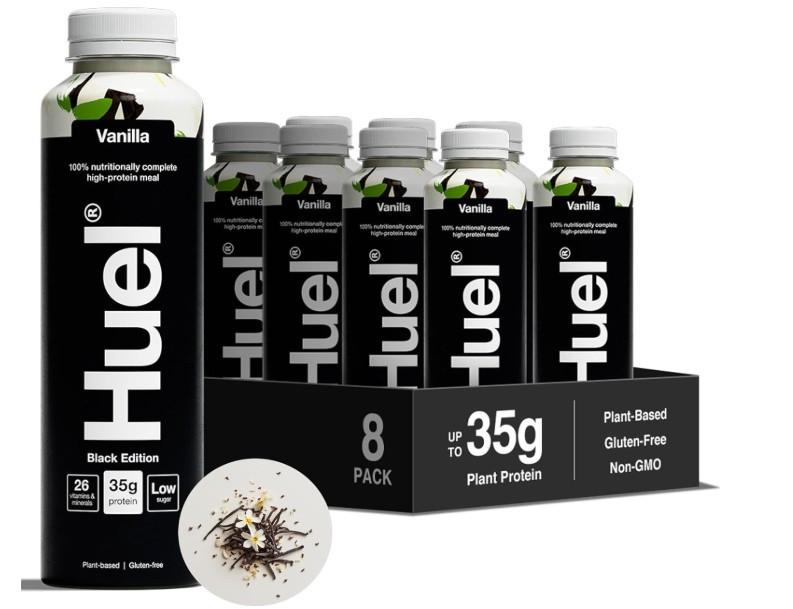 Huel Black Edition Vanilla 500ml x 8 Image 1