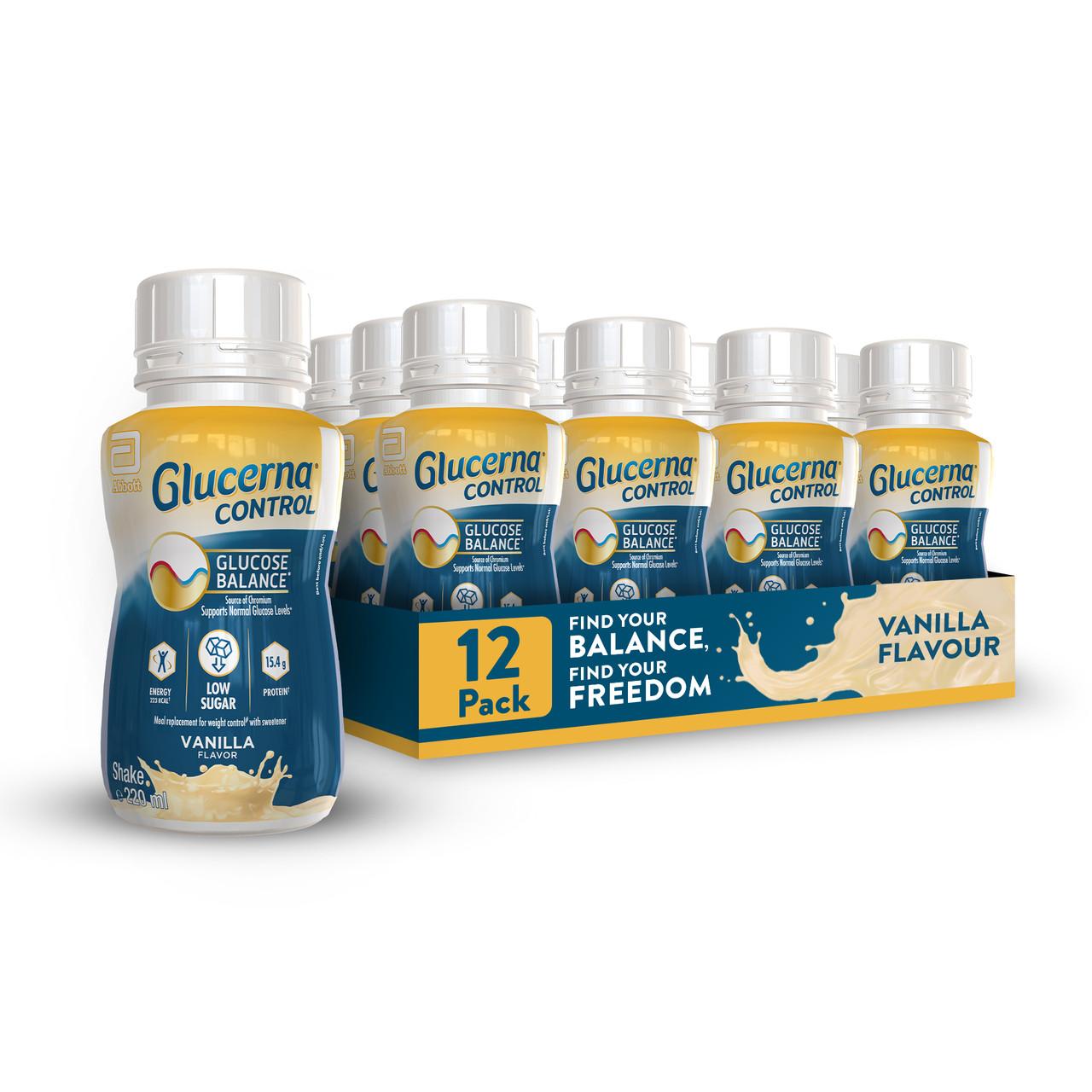 Glucerna Control Vanilla 220ml x 12 Image 1