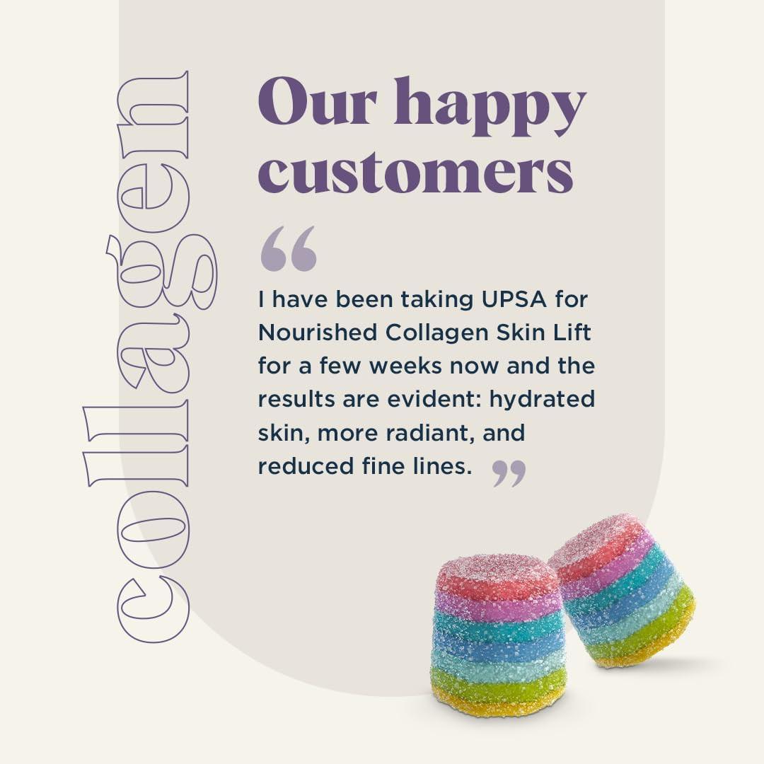 UPSA x Nourished 7-in-1 Collagen Skin Lift Gummies for Adults Image https://cdn11.bigcommerce.com/s-g585yu857h/images/stencil/1280w/products/11760/30026/Collagen_PDP_8_1__75125.1777563751.jpg1