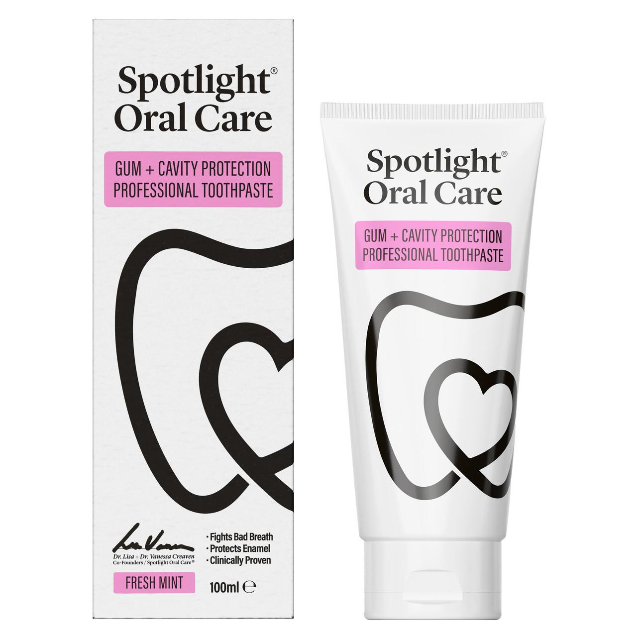 Spotlight Oral Care Gum + Cavity Protection Professional Toothpaste 100ml Image https://cdn11.bigcommerce.com/s-g585yu857h/images/stencil/1280w/products/11784/18696/5391531563238__15246.1782895882.jpg1