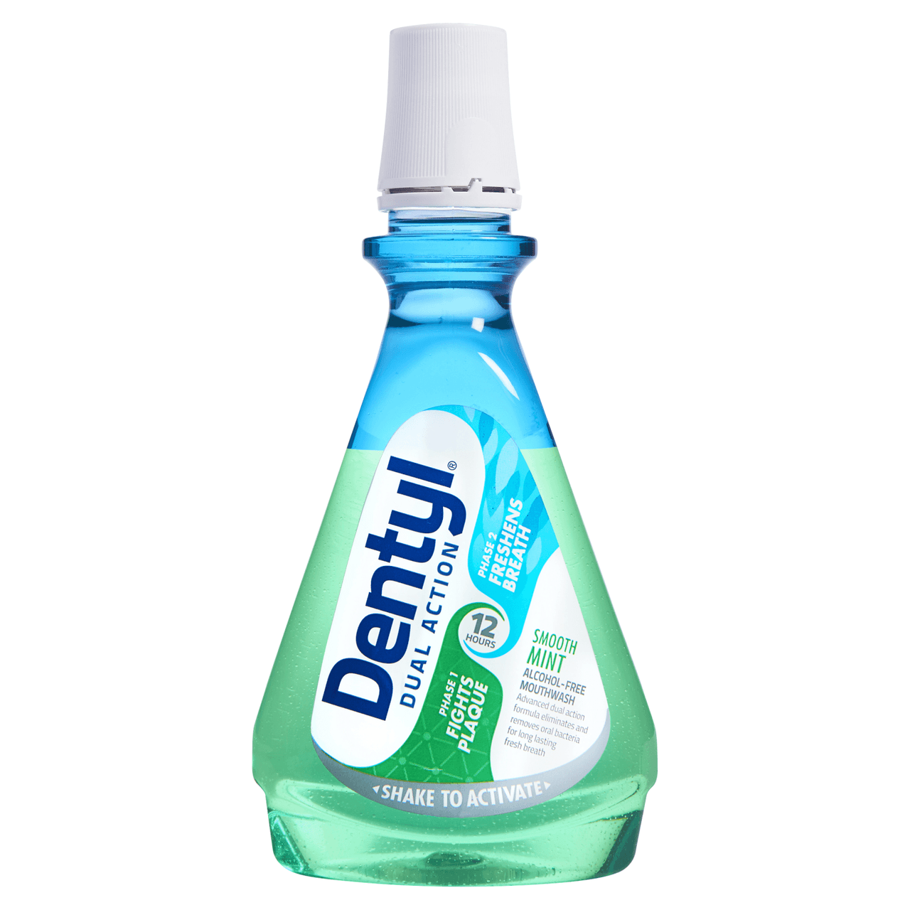 Dentyl Dual Action Smooth Mint Alcohol Free Mouthwash 500ml Image 1