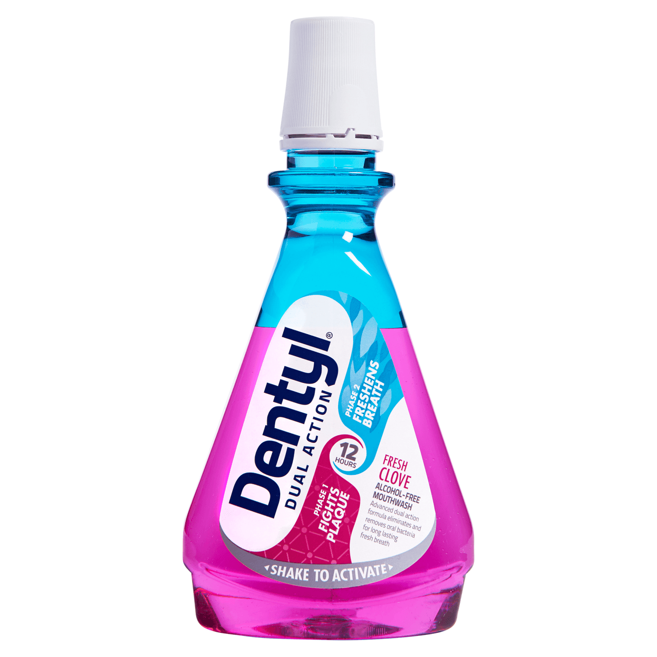 Dentyl Dual Action Fresh Clove Alcohol Free Mouthwash 500ml Image 1