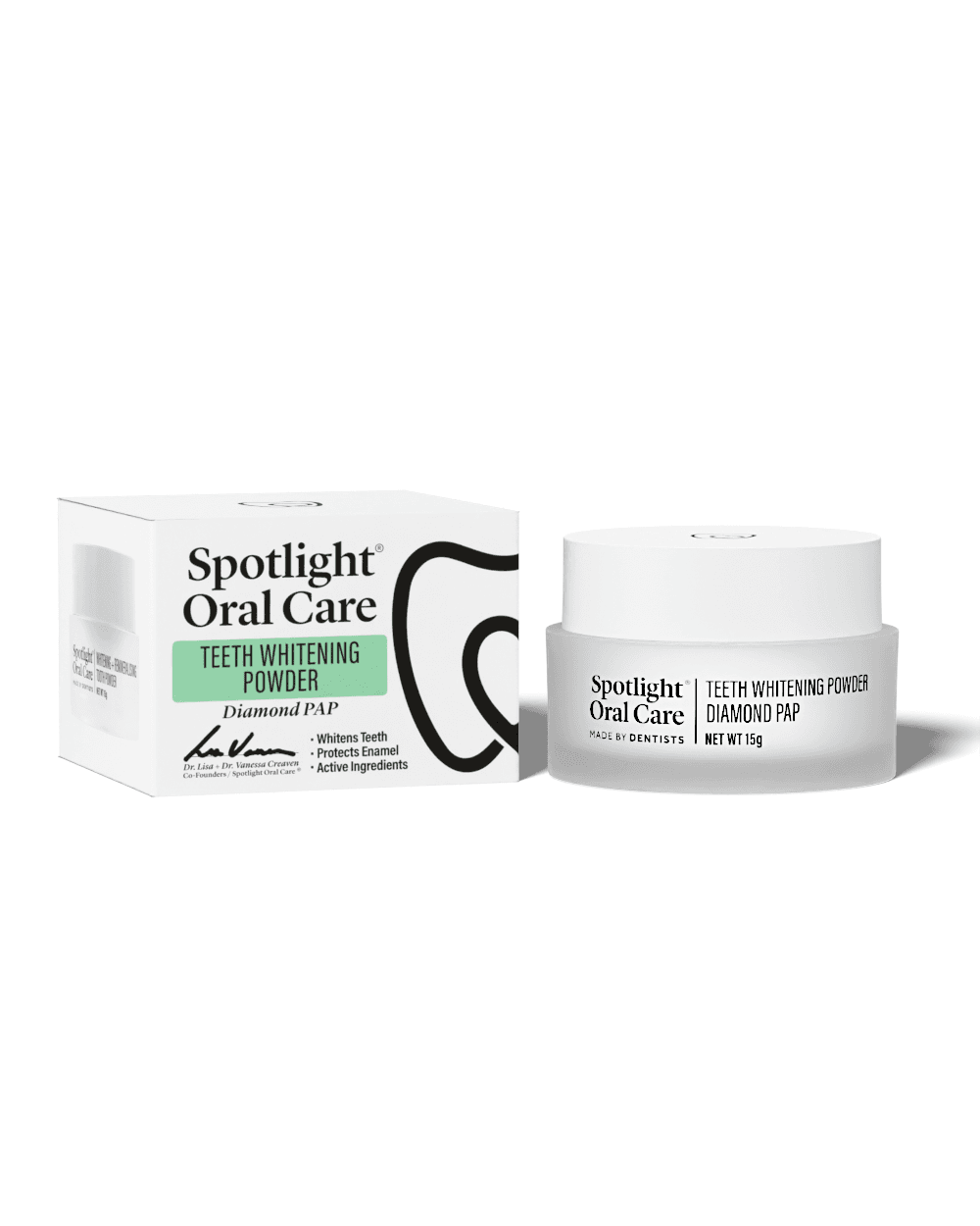 Spotlight Oral Care Diamond PAP Teeth Whitening Powder 15g Image https://cdn11.bigcommerce.com/s-g585yu857h/images/stencil/1280w/products/11832/18762/5391531562637__54934.1758115972.png1