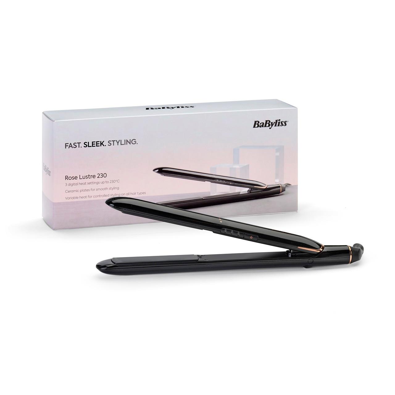 BaByliss Rose Lustre 230 Straightener Image 1