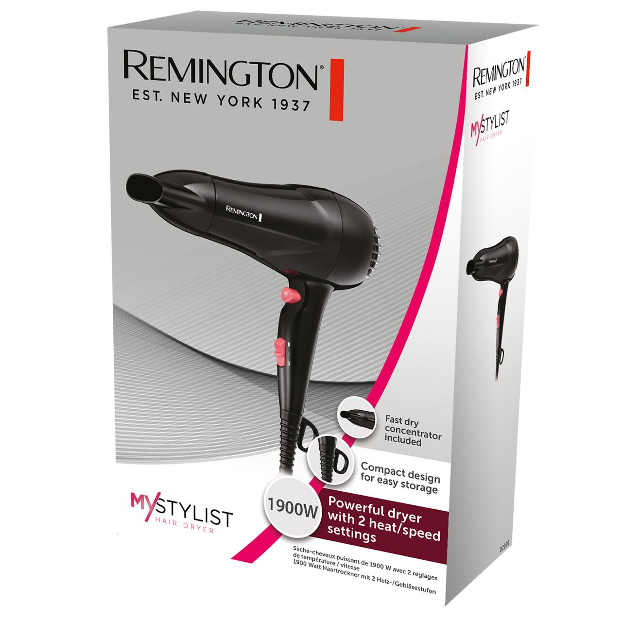 Remington My Stylist Hair Dryer 1900W Image 1
