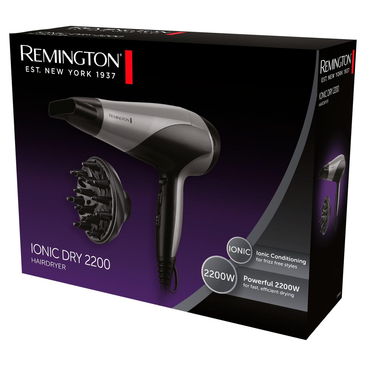 Remington Ionic Dry 2200 Black/Silver Image 1