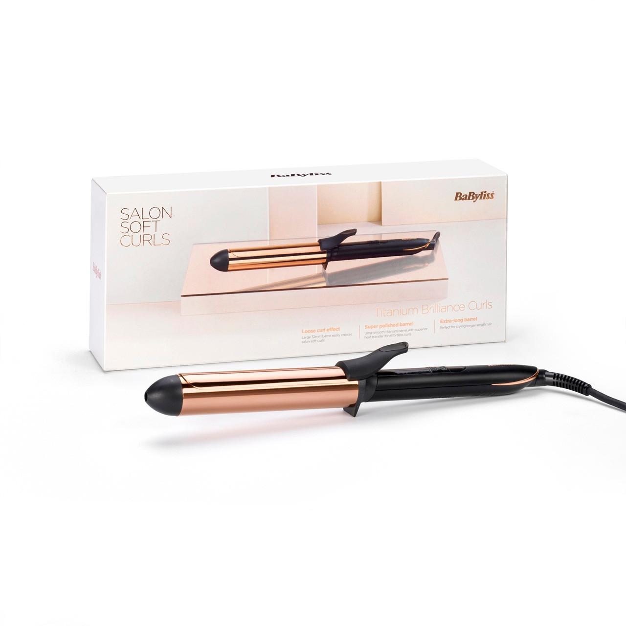 BaByliss Titanium Brilliance Curls Curling Tong Image 1
