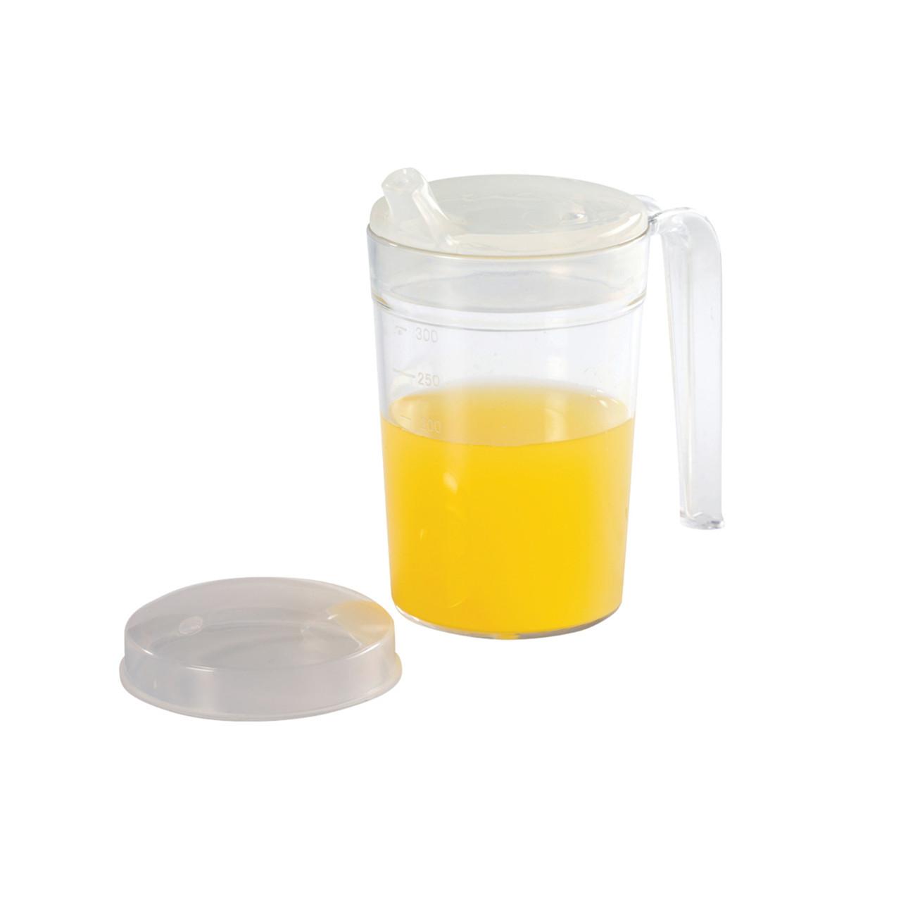 One Handled Mug 300ml with 2 Lids Image 1