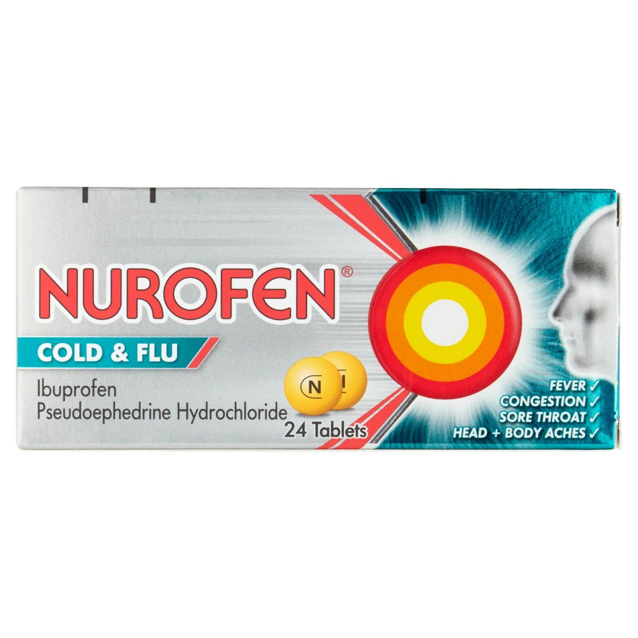 Nurofen Cold and Flu 24 Tablets Image 1