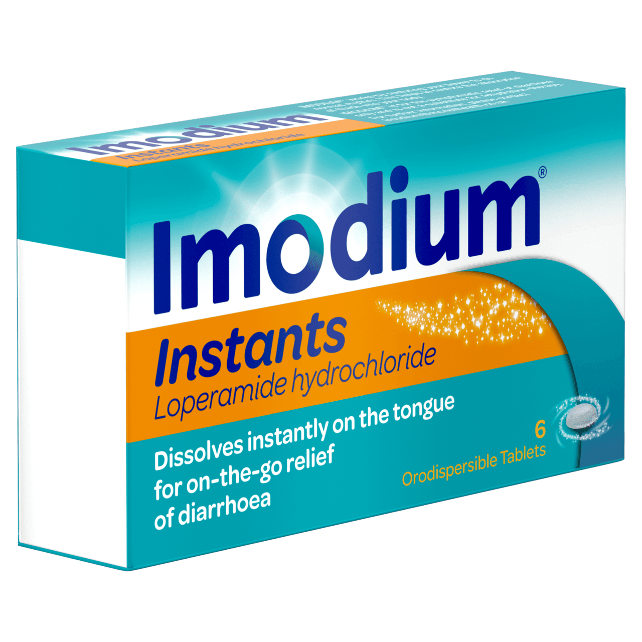 Imodium Instants Loperamide 2mg 6 Tablets Image https://cdn11.bigcommerce.com/s-g585yu857h/images/stencil/1280w/products/12000/20313/05027097407319_T9__37467.1760626858.png1