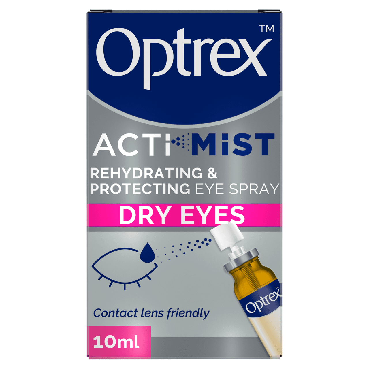 Optrex Actimist 2in1 for Dry Irritated Eyes 10ml Image 1