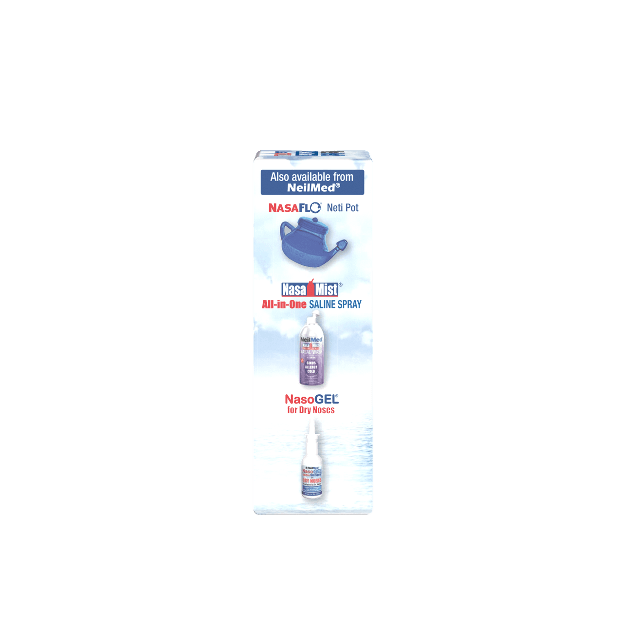 Neilmed NasaDock Plus Stand for Sinus Rinse Bottle and Sachet Storage Image https://cdn11.bigcommerce.com/s-g585yu857h/images/stencil/1280w/products/12004/20389/2601-ENU-US_NasaDock-Rev06-Right-panel__38437.1760538126.png1