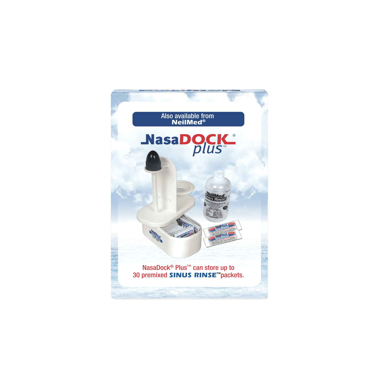 Neilmed NasaDock Plus Stand for Sinus Rinse Bottle and Sachet Storage Image https://cdn11.bigcommerce.com/s-g585yu857h/images/stencil/1280w/products/12004/20391/2601-ENU-US_NasaDock-Rev06-Back__77551.1782902722.png1
