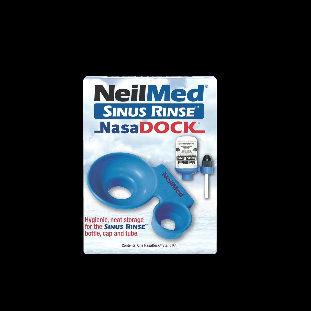 Neilmed NasaDock Plus Stand for Sinus Rinse Bottle and Sachet Storage Image 1